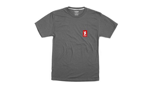 Chrome Chrome Industries Vertical Red Logo Tee