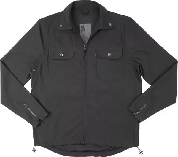 Chrome Chrome Industries Ike Poplin Windshirt Black Мъже - Якета Chrome - Черен - AP-266-BK-S - Size: S