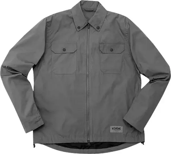 Chrome Chrome Industries Ike Poplin Windshirt Wrench Мъже - Якета Chrome - Сив - AP-266-WR-S - Size: S