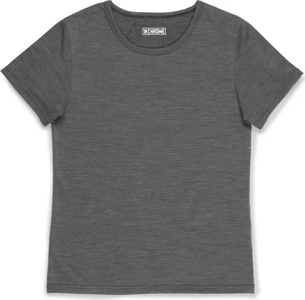 Chrome Chrome Industries Merino SS Tee W Жени - Тениски Chrome - Сив - AP-416-CH-XS - Size: XS