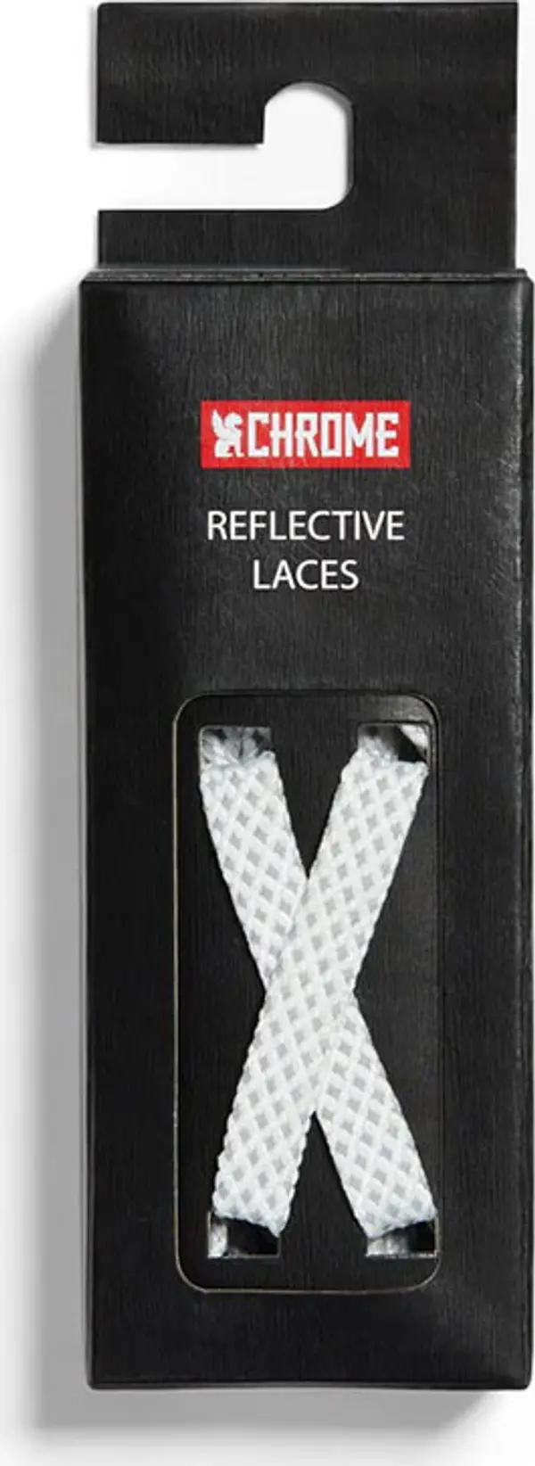 Chrome Chrome Industries Reflective Laces Unisex - Връзки за обувки Chrome - Бял - AC-220-WTRF-NA-135cm - Size: 135cm