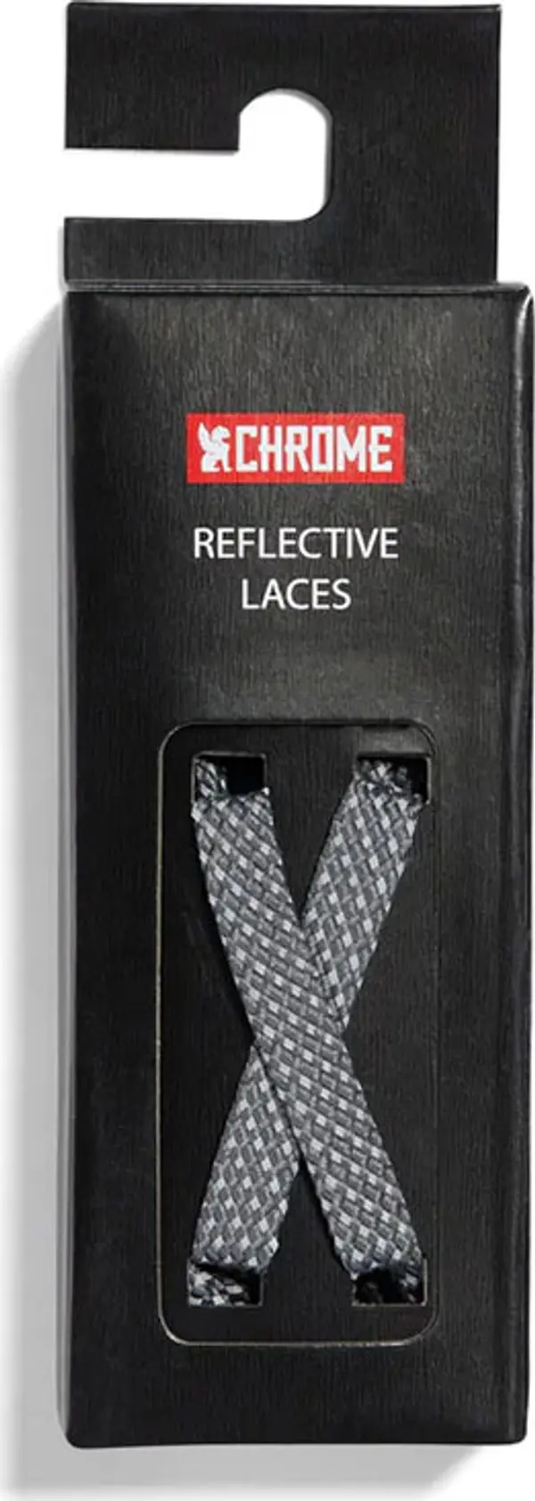 Chrome Chrome Industries Reflective Laces Unisex - Връзки за обувки Chrome - Сив - AC-220-GYRF-NA-135cm - Size: 135cm