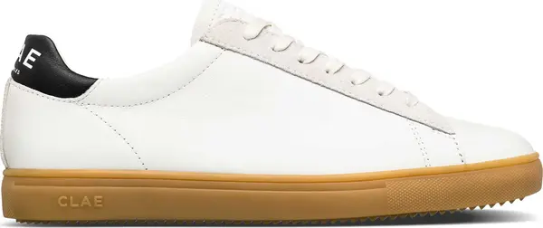 Clae Clae Bradley White Black Light Gum Мъже - Обувки Clae - Бял - CL24ABR03-WBLG-9 - Size: 9