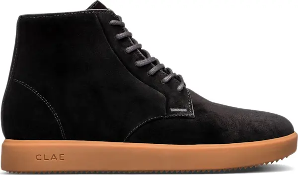 Clae Clae Gibson Black Suede Gum Мъже - Обувки Clae - Черен - CL22CGB02-8 - Size: 8