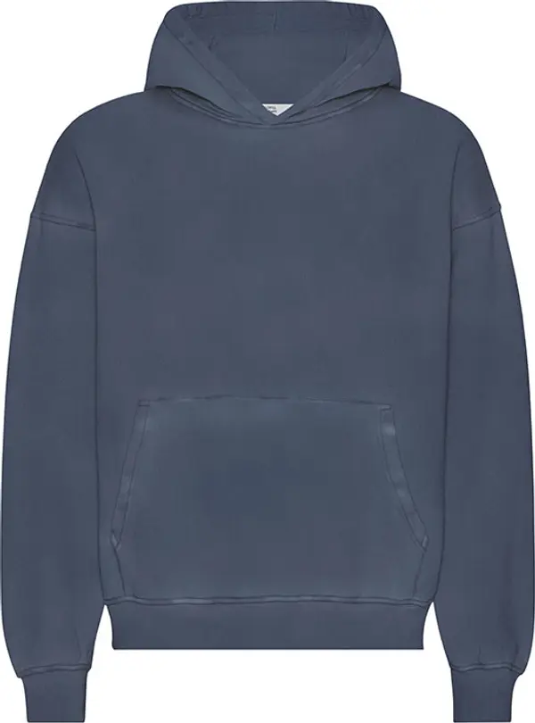 Colorful Standard Colorful Standard Organic Oversized Hood Unisex - Суитшърти и блузи с качулка Colorful Standard - Син - CS1015-NB-M - Size: M