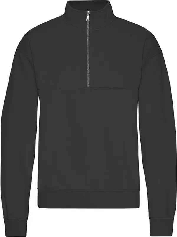 Colorful Standard Colorful Standard Organic Quarter Zip Unisex - Суитшърти и блузи с качулка Colorful Standard - Черен - CS1014-DB-M - Size: M