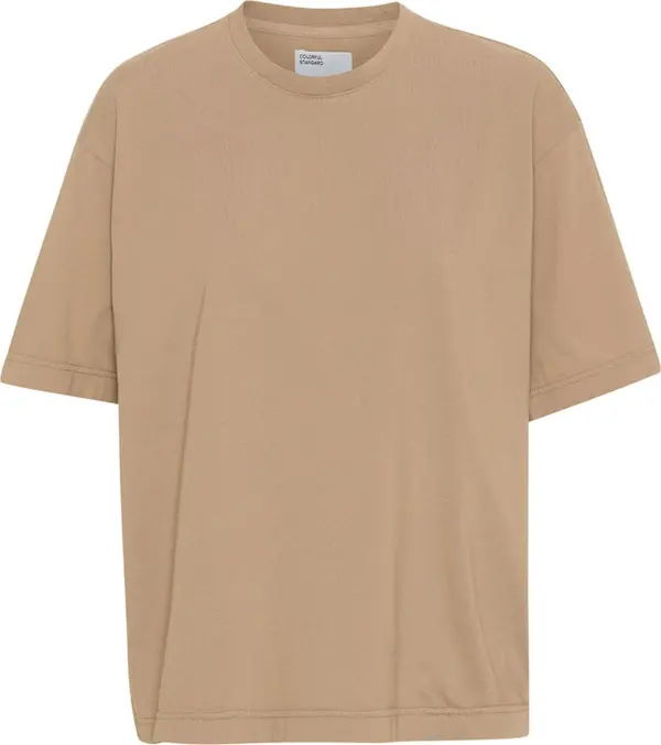 Colorful Standard Colorful Standard Oversized Organic T-Shirt Desert Khaki Мъже - Тениски Colorful Standard - Светло кафяв - CS2056-DK-L - Size: L