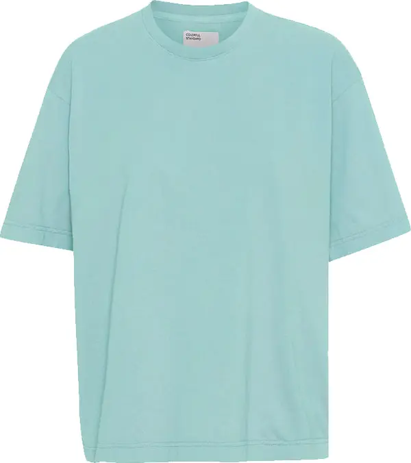 Colorful Standard Colorful Standard Oversized Organic T-Shirt Teal Blue Мъже - Тениски Colorful Standard - Зелен - CS2056-TB-S - Size: S
