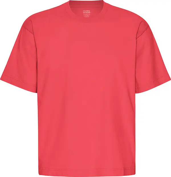 Colorful Standard Colorful Standard Oversized Organic T-Shirt Unisex - Тениски Colorful Standard - Червен - CS2056-RT-L - Size: L