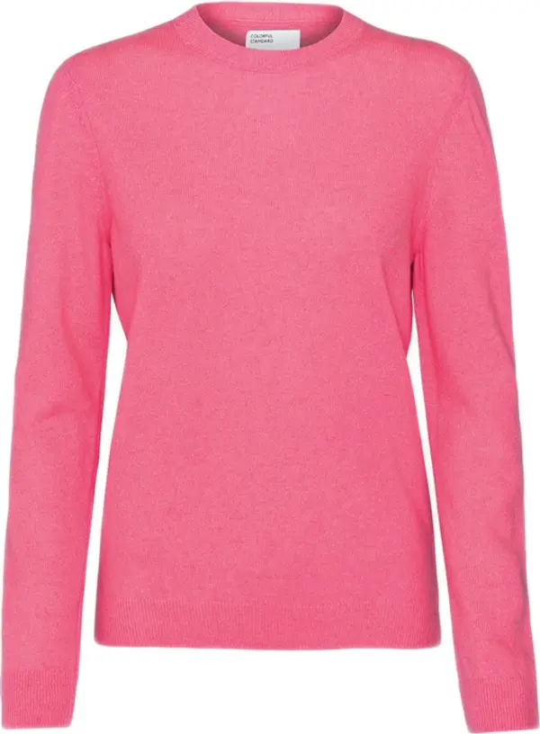 Colorful Standard Colorful Standard Women Light Merino Wool Crew Pink CS5084-BG Жени - Суитшърти и блузи с качулка Colorful Standard - Розов - CS5084-BG-L - Size: L