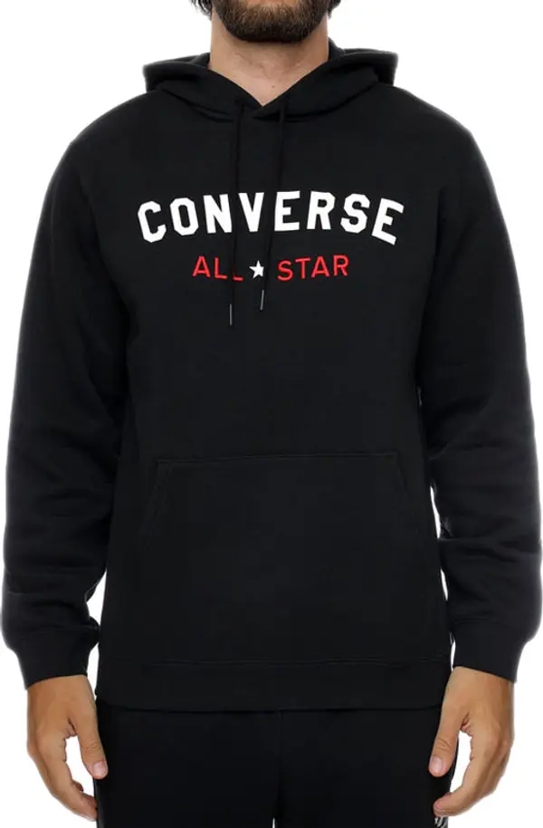 Converse Converse Center All Star Logo Мъже - Суитшърти и блузи с качулка Converse - Черен - 10024502-001-XS - Size: XS