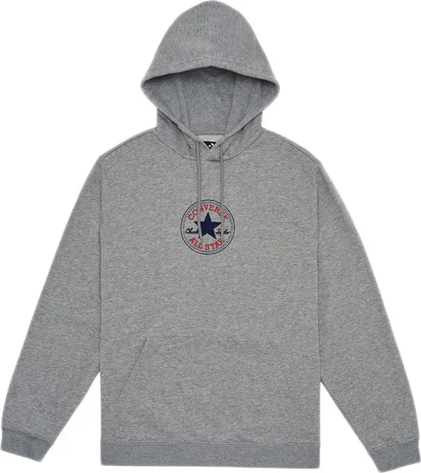 Converse Converse Center All Star Logo Мъже - Суитшърти и блузи с качулка Converse - Сив - 10024063-A01-XS - Size: XS