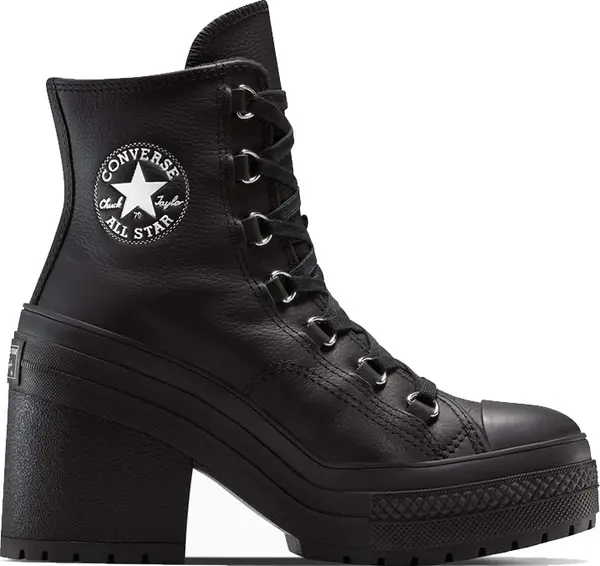 Converse Converse Chuck 70 De Luxe Heel Platform Leather Жени - Спортни обувки Converse - Черен - A15514C-3.5 - Size: 3.5