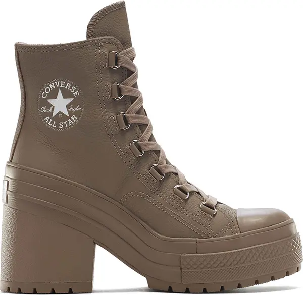 Converse Converse Chuck 70 De Luxe Heel Platform Leather Жени - Спортни обувки Converse - Кафяв - A13064C-6.5 - Size: 6.5
