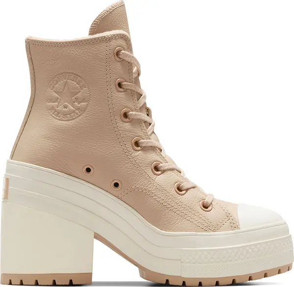 Converse Converse Chuck 70 De Luxe Heel Platform Weatherized Leather Жени - Спортни обувки Converse - Светло кафяв - A12345C-6.5 - Size: 6.5