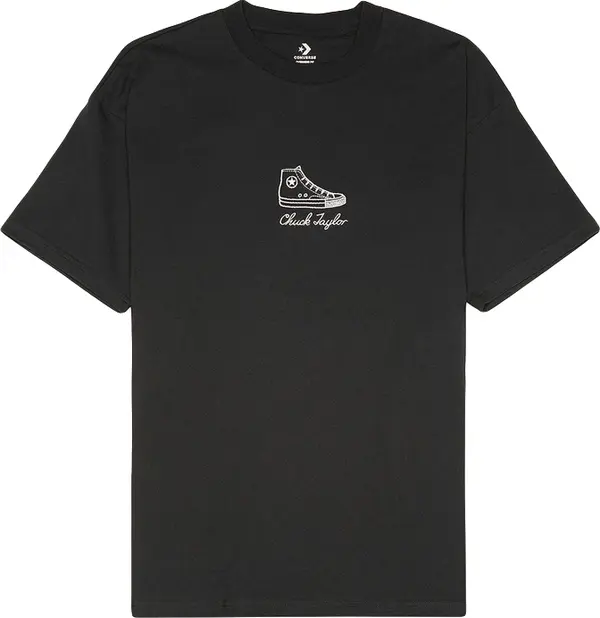 Converse Converse Chuck 70 Sneaker Tee Мъже - Тениски Converse - Черен - 10023256-A01-S - Size: S