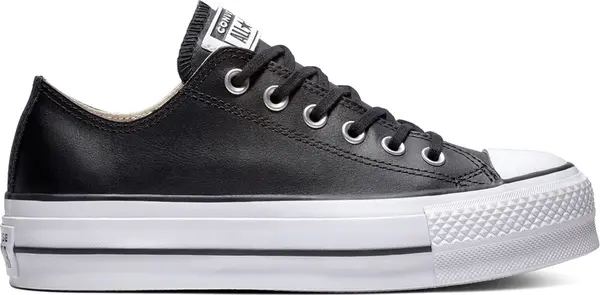 Converse Converse Chuck Taylor All Star Lift Clean Leather Low Top Жени - Спортни обувки Converse - Черен - 561681C-7.5 - Size: 7.5