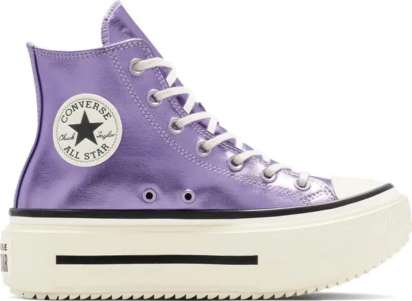 Converse Converse Chuck Taylor All Star Lift Double Stack Metallic Жени - Спортни обувки Converse - Лилав - A15163C-5 - Size: 5