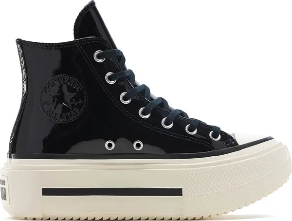 Converse Converse Chuck Taylor All Star Lift Double Stack Platform Patent Leather Жени - Спортни обувки Converse - Черен - A12977C-5 - Size: 5