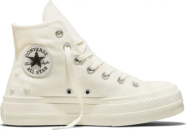 Converse Converse Chuck Taylor All Star Lift Platform Beads Жени - Спортни обувки Converse - Бял - A16107C-4.5 - Size: 4.5