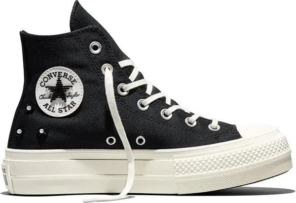 Converse Converse Chuck Taylor All Star Lift Platform Beads Жени - Спортни обувки Converse - Черен - A17787C-4 - Size: 4
