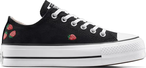 Converse Converse Chuck Taylor All Star Lift Platform Embroidered Strawberries Жени - Спортни обувки Converse - Черен - A14935C-4.5 - Size: 4.5