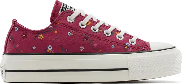 Converse Converse Chuck Taylor All Star Lift Platform Floral Patchwork Жени - Спортни обувки Converse - Червен - A15535C-5 - Size: 5