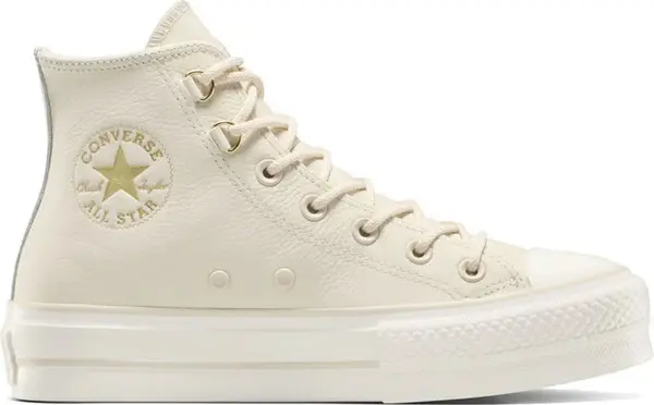 Converse Converse Chuck Taylor All Star Lift Platform Glam Leather Жени - Спортни обувки Converse - Бял - A14517C-5.5 - Size: 5.5