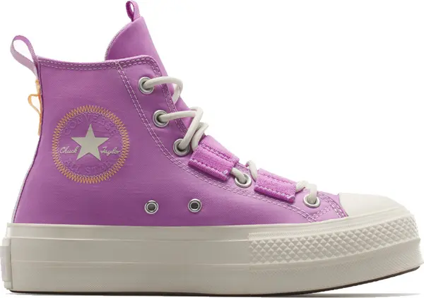 Converse Converse Chuck Taylor All Star Lift Platform Nylon Жени - Спортни обувки Converse - Лилав - A07602C-5.5 - Size: 5.5