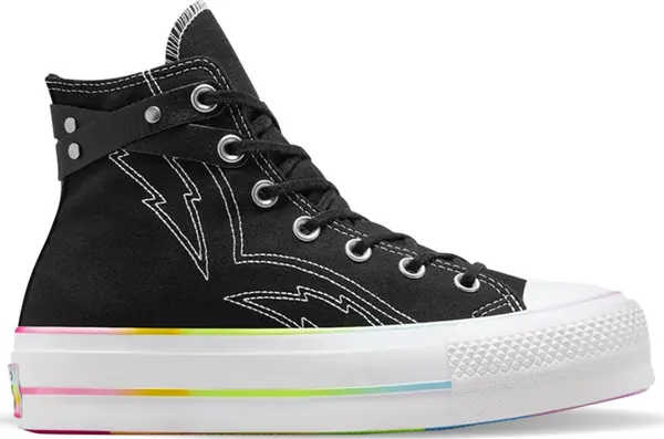 Converse Converse Chuck Taylor All Star Lift Platform Pride Жени - Спортни обувки Converse - Черен - A10218C-5 - Size: 5