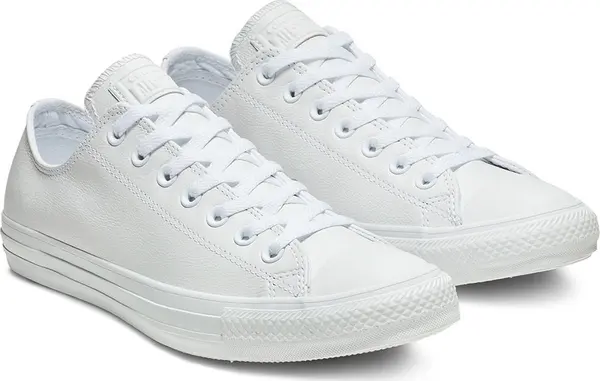 Converse Converse Chuck Taylor All Star Mono Leather White Unisex - Спортни обувки Converse - Бял - 136823C-3.5 - Size: 3.5