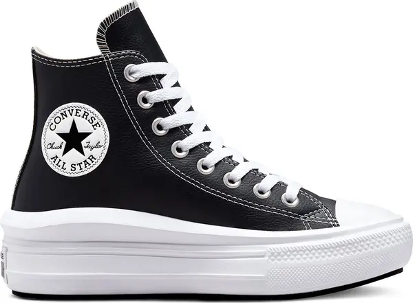 Converse Converse Chuck Taylor All Star Move Platform Leather Жени - Спортни обувки Converse - Черен - A04294C-6.5 - Size: 6.5