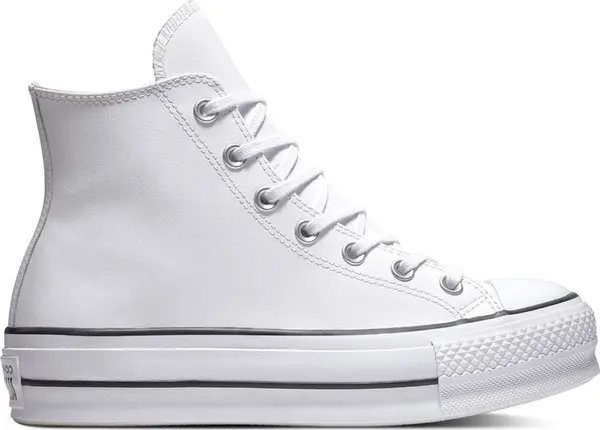 Converse Converse Chuck Taylor All Star Platform Leather High-Top Жени - Спортни обувки Converse - Бял - 561676C-3.5 - Size: 3.5