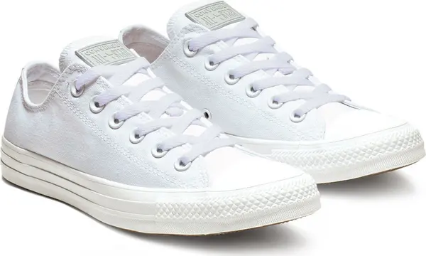Converse Converse Chuck Taylor All Star White Monochrome Unisex - Спортни обувки Converse - Бял - 1U647-7UK - Size: 7