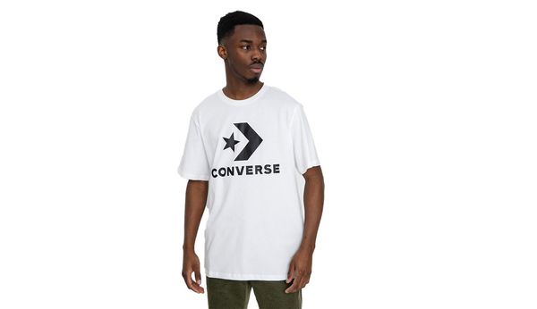 Converse Converse Standard Fit Large Logo Star Chevron Tee
