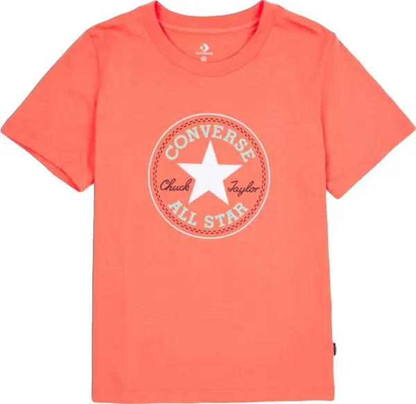 Converse Converse Core Converse Chuck Patch Tee Жени - Тениски Converse - Розов - 10022560-A08-XS - Size: XS