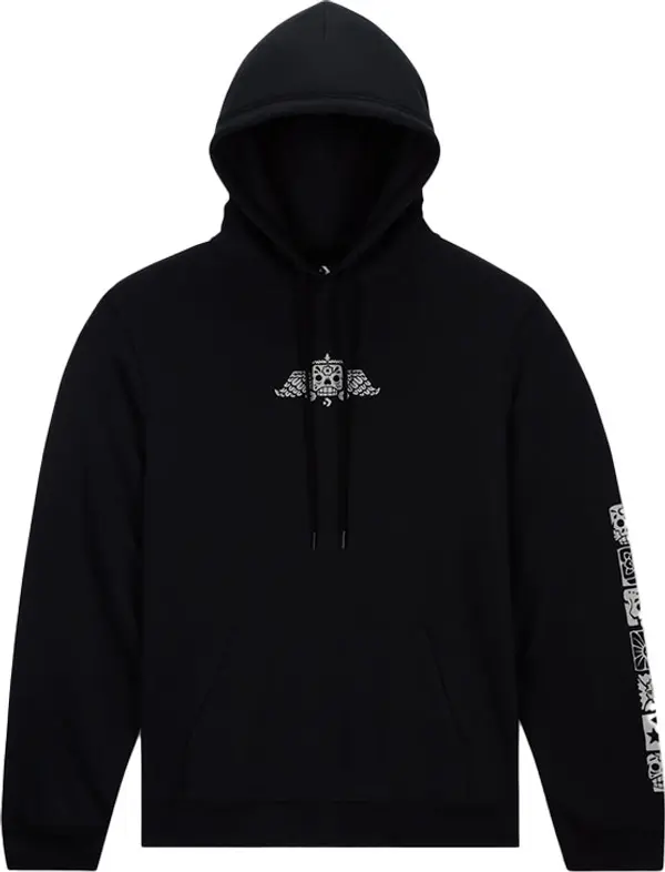 Converse Converse Dotd Graphic Hoodie Мъже - Суитшърти и блузи с качулка Converse - Черен - 10026536-A01-M - Size: M