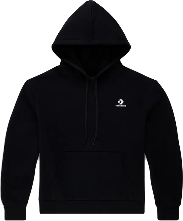 Converse Converse Embroidered Star Chevron Pullover Hoodie Жени - Суитшърти и блузи с качулка Converse - Черен - 10020872-A01-XS - Size: XS