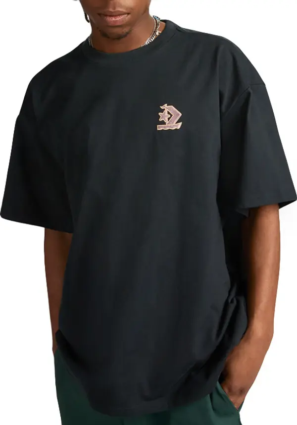 Converse Converse Sail Away T-Shirt Мъже - Тениски Converse - Черен - 10025453-A01-S - Size: S