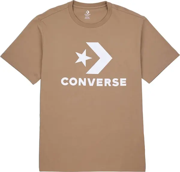 Converse Converse Standard Fit Large Logo Star Chevron Tee Мъже - Тениски Converse - Кафяв - 10025458-A39-M - Size: M