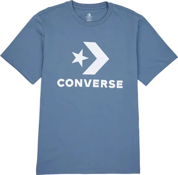 Converse Converse Standard Fit Large Logo Star Chevron Tee Мъже - Тениски Converse - Син - 10025458-A40-L - Size: L