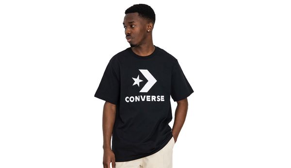 Converse Converse Standard Fit Large Logo Star Chevron Tee