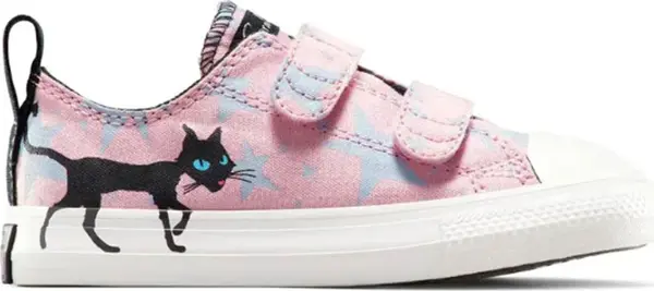 Converse Converse X CORALINE Chuck Taylor All Star Easy On Toddler Low Top Lotus Pink Деца - Спортни обувки Converse - Розов - A12509C-19 - Size: 19
