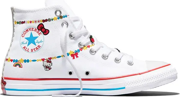 Converse Converse x Hello Kitty And Friends Chuck Taylor All Star Charmed Жени - Спортни обувки Converse - Бял - A17699C-6.5 - Size: 6.5