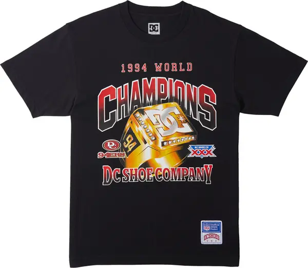 DC Shoes DC Shoes Champion Ring - Short Sleeves T-shirt for Men Мъже - Тениски DC Shoes - Черен - ADYZT05430-KVJ0-M - Size: M