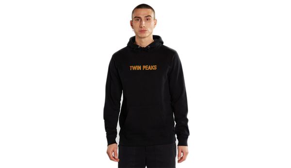 Dedicated Dedicated Hoodie Falun Twin Peaks Logo Black