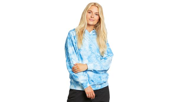 Dedicated Dedicated Hoodie Sundborn Tie Dye Blue