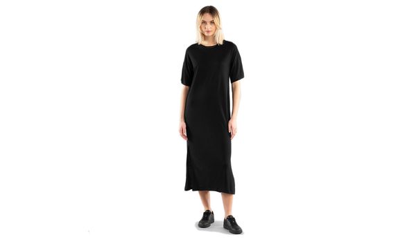 Dedicated Dedicated Long T-shirt Dress Ronneby Black
