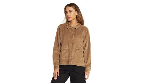 Dedicated Dedicated Shirt Lima Corduroy Tiger Brown