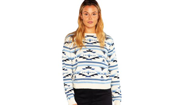 Dedicated Dedicated Sweater Arendal Ikat Navy